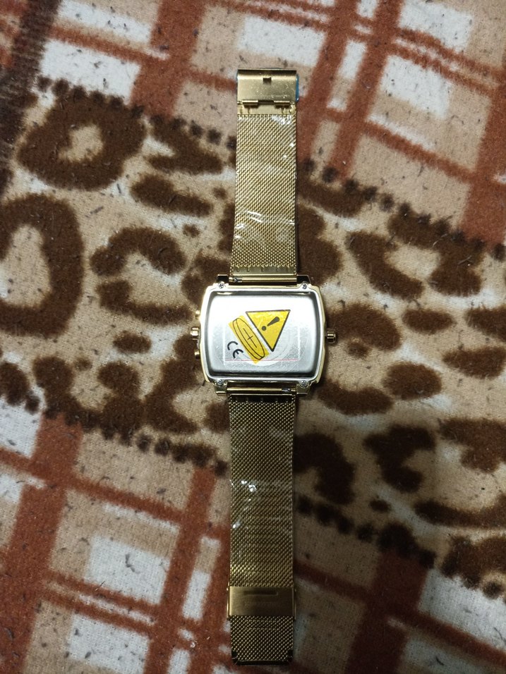 Vintage tarz altın renk erkek veya kadın için kol saati - Görsel 2