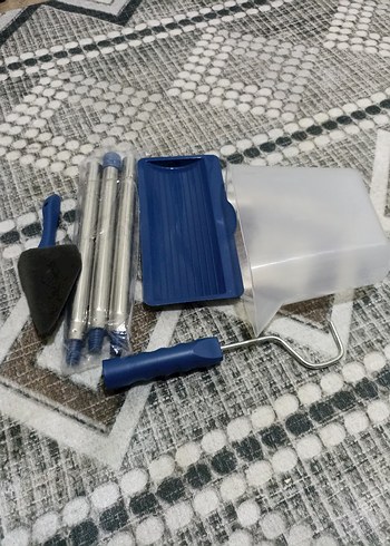 Boyama Seti ve Rulo Fırça Seti - Görsel 8