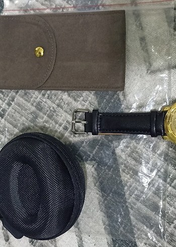 altın renkli ejderha kabartmalı erkek kol saati - Görsel 2