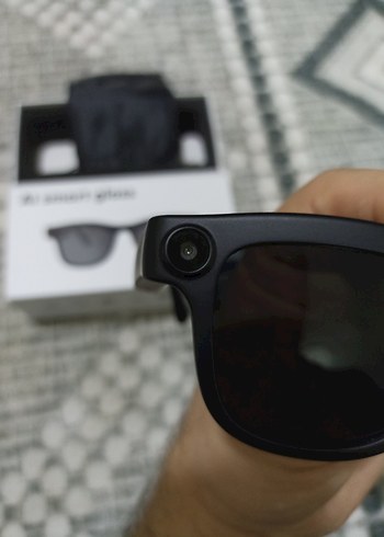 FG03 Akıllı Gözlük Kameralı ve Bluetooth Özellikli Sıfır kutu - Görsel 3