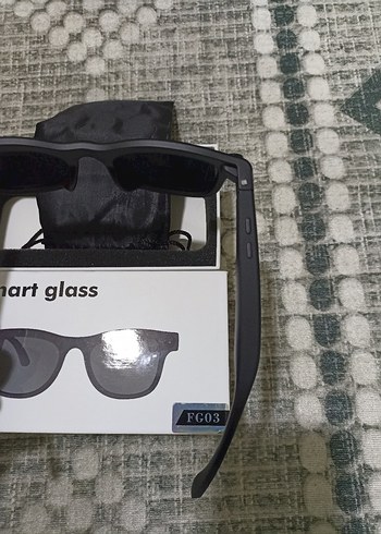 FG03 Akıllı Gözlük Kameralı ve Bluetooth Özellikli Sıfır kutu - Görsel 6