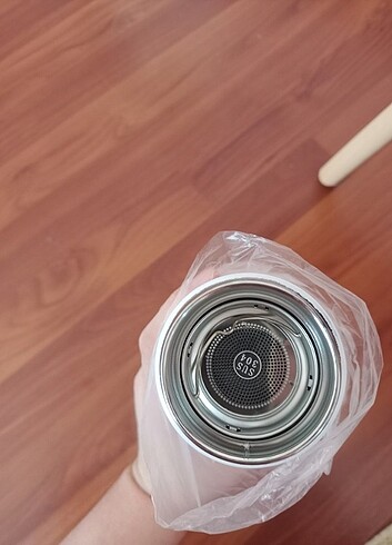 Beyaz Dijital Süzgeçli Termos 450 ml - Görsel 4