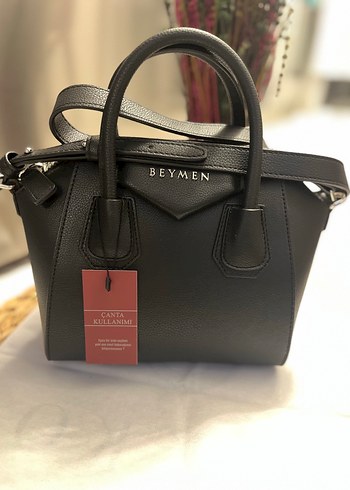 Beymen Siyah Deri Kadın Çanta