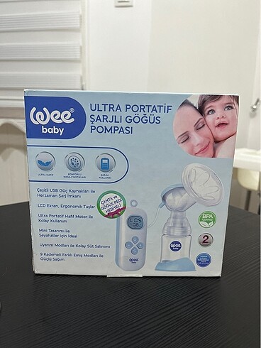  Wee baby elektrikli süt pompası