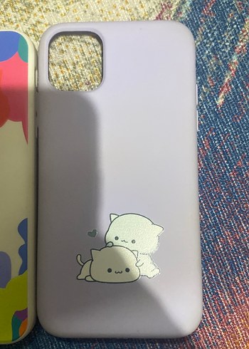 Parlak mor pastel telefon kılıfı - Görsel 2