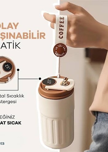 Dijital ekran Termos - Görsel 3