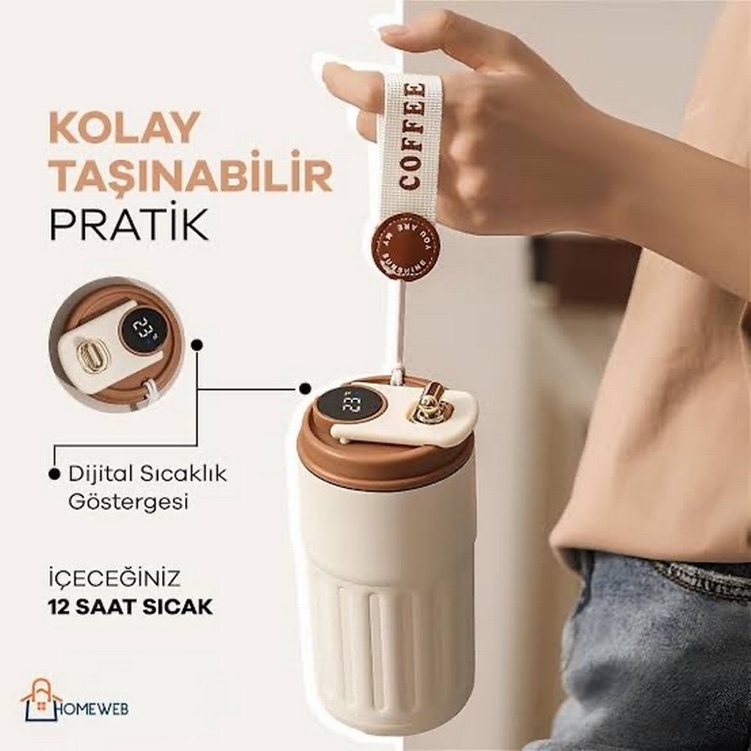 Dijital ekran Termos - Görsel 3