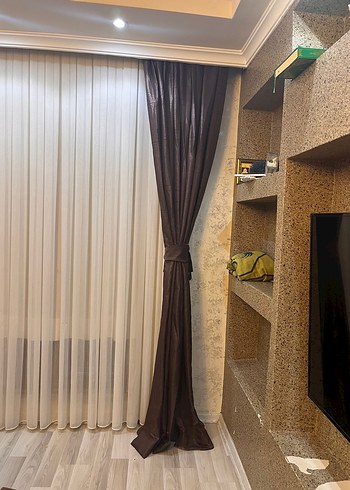 Modern Düz Tül Perde - Görsel 4