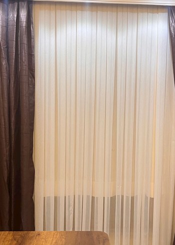 Modern Düz Tül Perde - Görsel 6