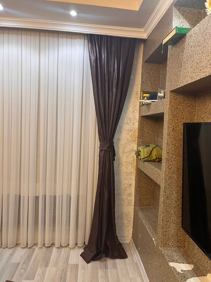 Modern Düz Tül Perde - Görsel 4