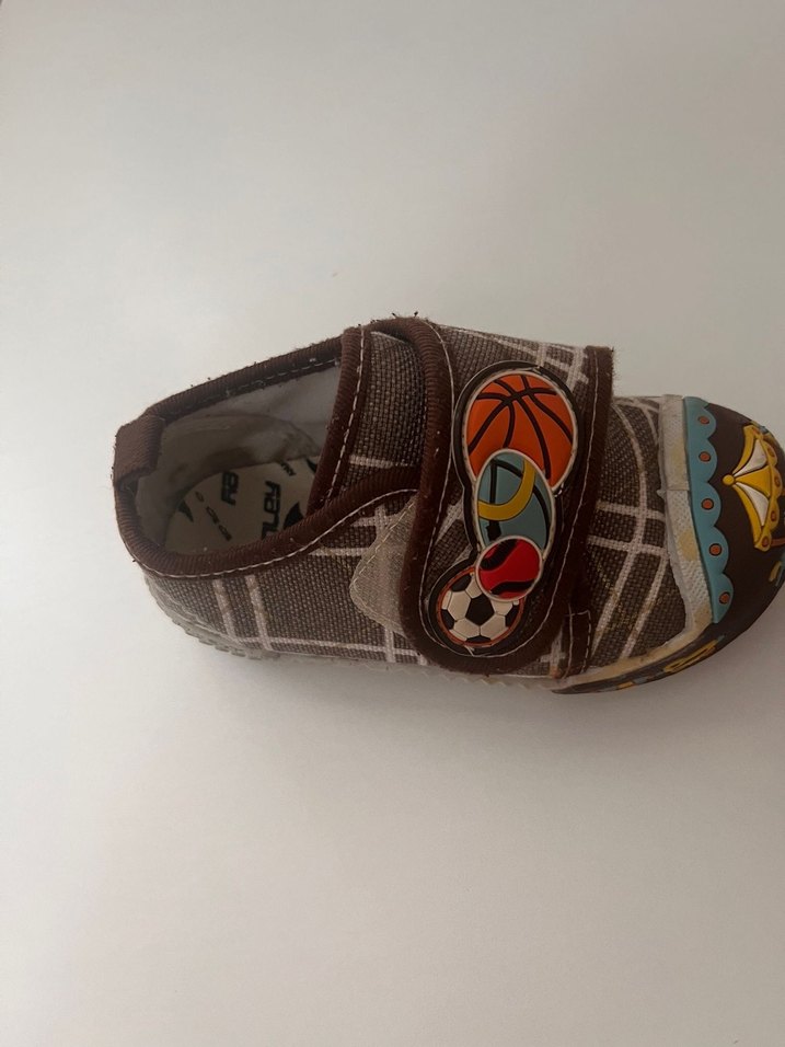 Bohem Tarzı Erkek Bebek İlk Adım Ayakkabısı - Görsel 2