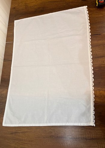 Nakışlı Beyaz Masa Örtüsü - Görsel 4