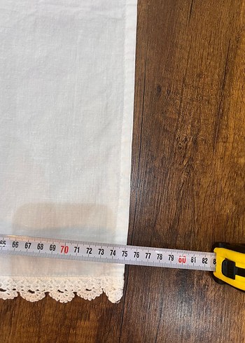 Nakışlı Beyaz Masa Örtüsü - Görsel 8