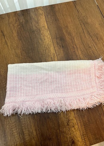 Bej Tonlarında Bağlama Desenli Masa örtüsü - Görsel 4