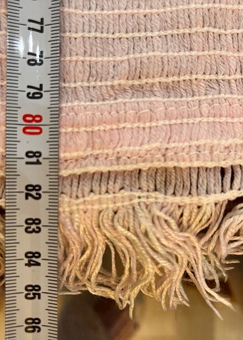 Bej Tonlarında Bağlama Desenli Masa örtüsü - Görsel 8