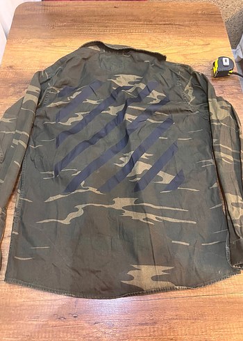 Kahverengi Kamuflaj Uzun Kollu Erkek Gömlek - Görsel 2