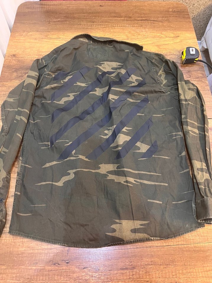 Kahverengi Kamuflaj Uzun Kollu Erkek Gömlek - Görsel 2