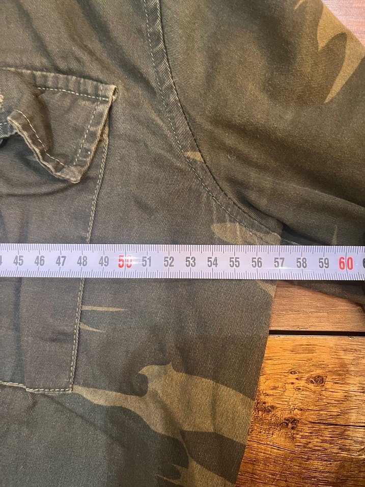 Kahverengi Kamuflaj Uzun Kollu Erkek Gömlek - Görsel 4