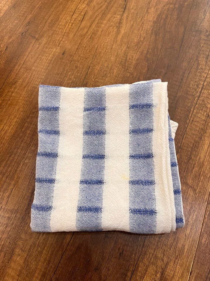 Mavi Ekose Masa Örtüsü - Görsel 3