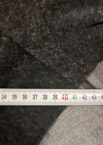 Gri V Yakalı Uzun Kollu Triko Elbise - Görsel 5