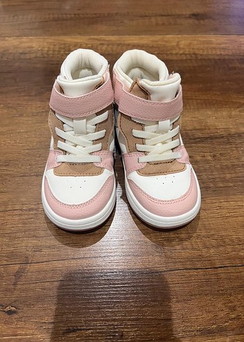 Kız Çocuk Pudra Bağcıklı Sneaker - Görsel 5