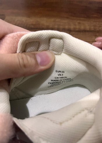 Kız Çocuk Pudra Bağcıklı Sneaker - Görsel 9