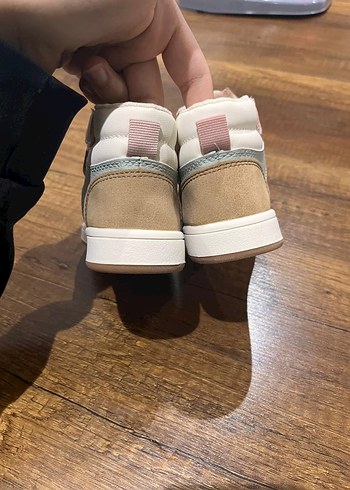 Kız Çocuk Pudra Bağcıklı Sneaker - Görsel 6