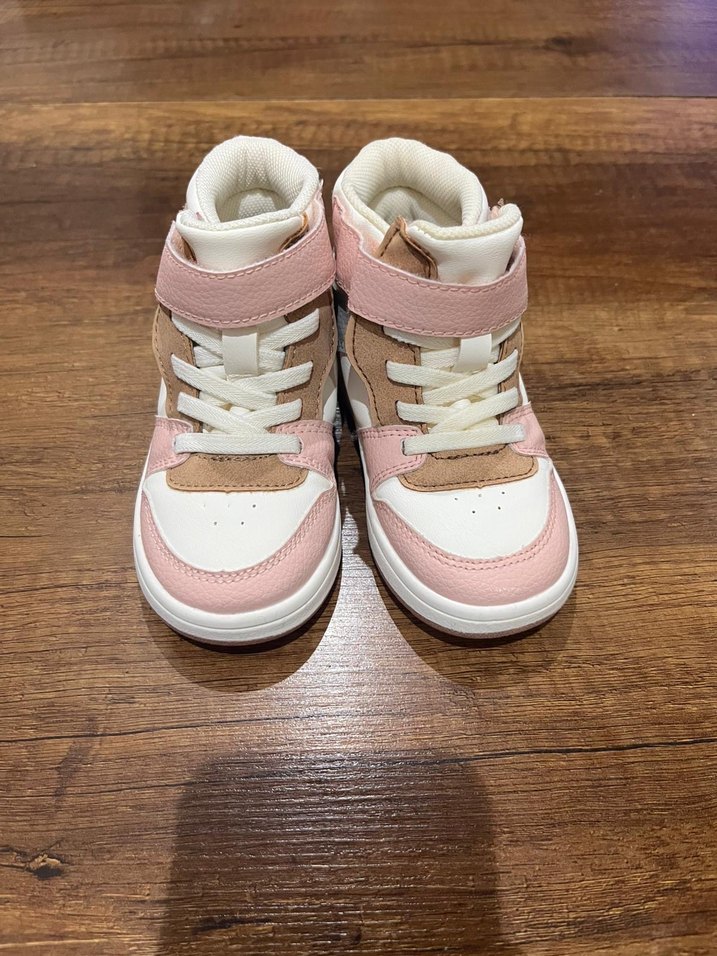 Kız Çocuk Pudra Bağcıklı Sneaker - Görsel 5