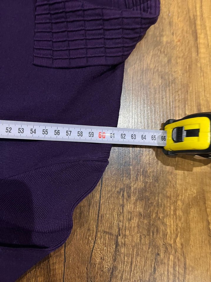 Kadın Mor Uzun Kollu Polo Tişört - Görsel 2