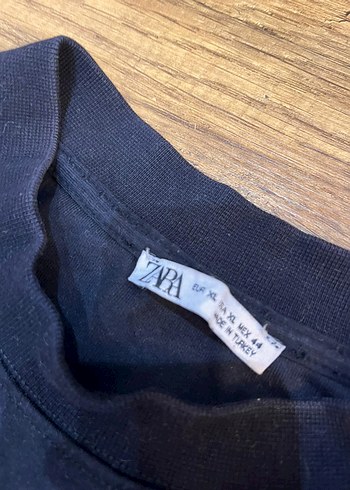 Erkek Siyah Denim Kısa Kollu Tişört - Görsel 3