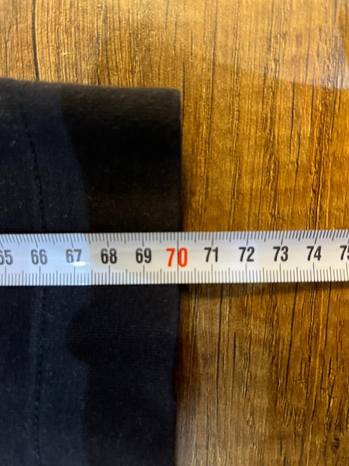 Erkek Siyah Denim Kısa Kollu Tişört - Görsel 2