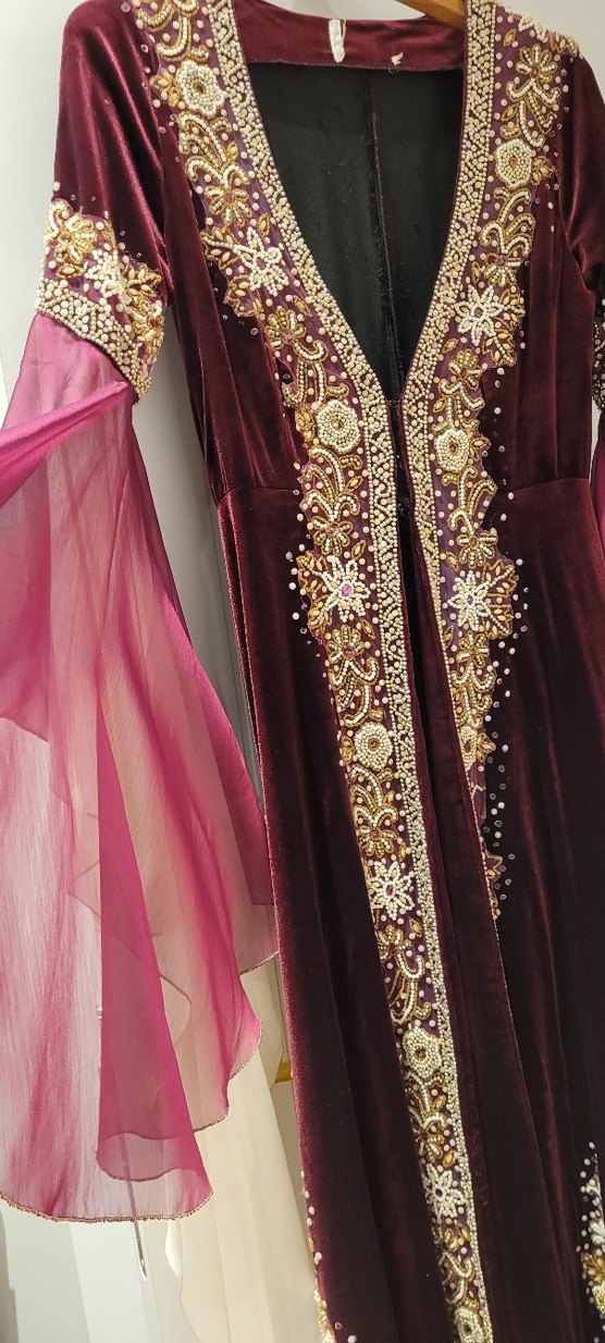 Mürdüm Kına kaftan bindallı - Görsel 2