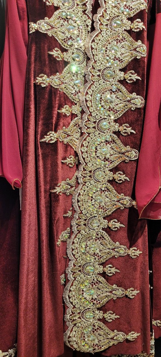 Bordo Kına bindallı - Görsel 2