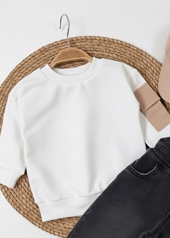 Koyu Kahverengi Erkek Çocuk Denim Tulum - Görsel 4