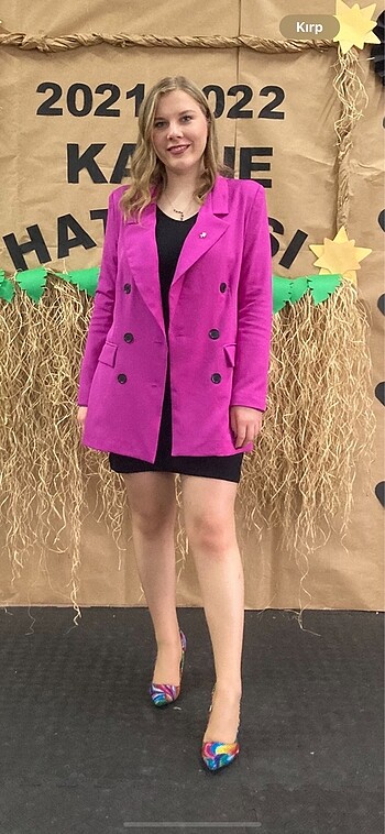 Fuşya blazer
