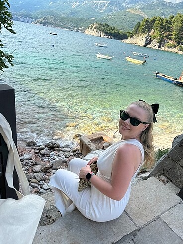 l Beden Beyaz tulum