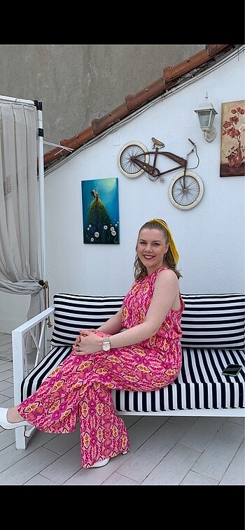 H&M Renkli tulum