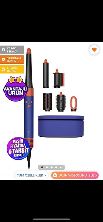Dyson saç şekillendirici