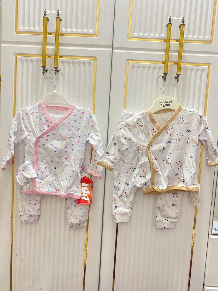 Erkek bebek zıbın seti - Görsel 2