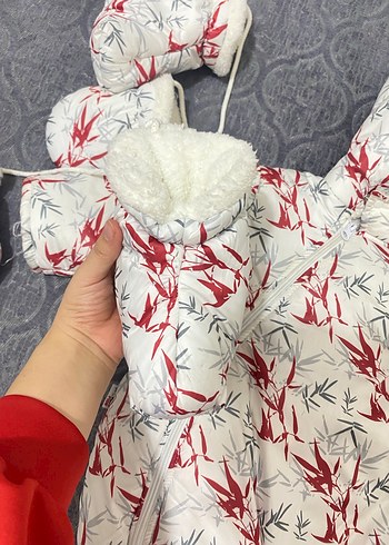 Erkek bebek astronot tulum/mont - Görsel 3