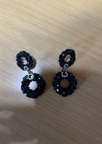 Siyah Çiçekli Uzun Püsküllü Kadın Küpe (Dilediğiniz 2 küpe 80TL) - Görsel 17