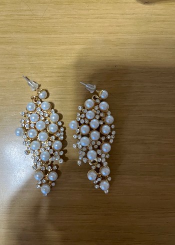 Siyah Çiçekli Uzun Püsküllü Kadın Küpe (Dilediğiniz 2 küpe 80TL) - Görsel 12