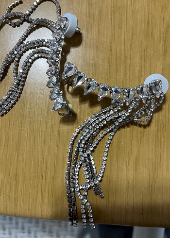 Siyah Çiçekli Uzun Püsküllü Kadın Küpe (Dilediğiniz 2 küpe 80TL) - Görsel 6