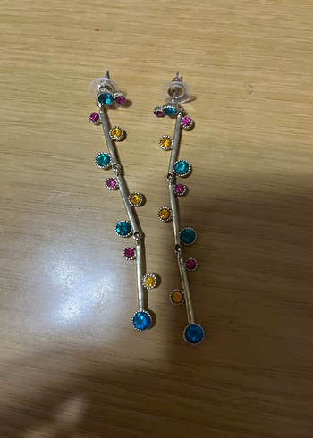 Pembe Püsküllü Uzun Bohem Küpe (2li 60 TL) - Görsel 5