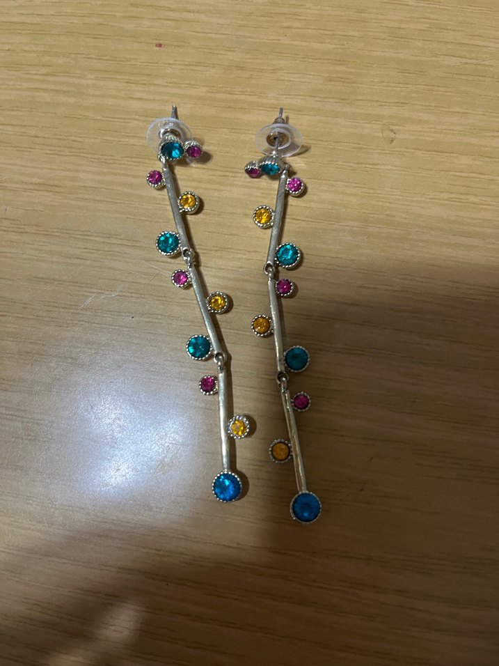 Pembe Püsküllü Uzun Bohem Küpe (2li 60 TL) - Görsel 5