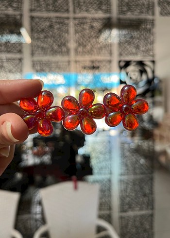 Renkli Boncuklu Bohem Cam Toka (3lü 60 TL) - Görsel 3