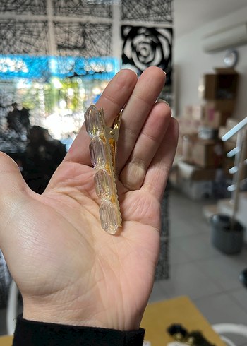 Renkli Boncuklu Bohem Cam Toka (3lü 60 TL) - Görsel 2