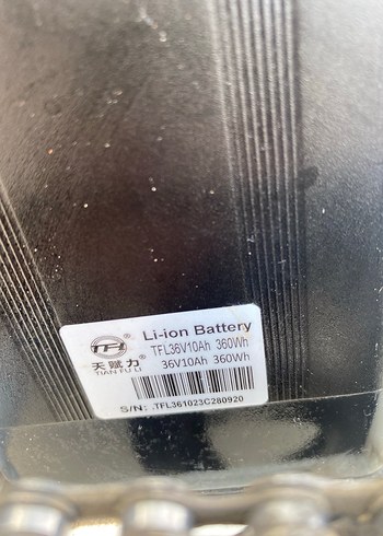 Beyaz OLA katlanabilir Elektrikli Bisiklet - Görsel 3