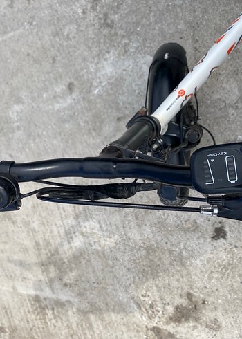 Beyaz OLA katlanabilir Elektrikli Bisiklet - Görsel 4