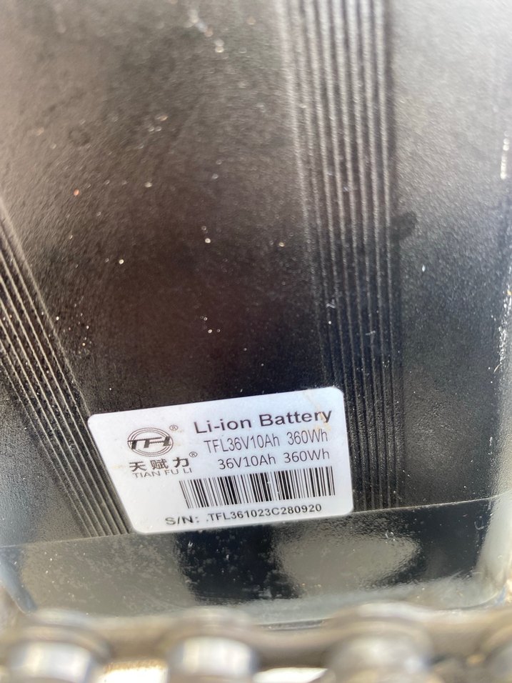 Beyaz OLA katlanabilir Elektrikli Bisiklet - Görsel 3